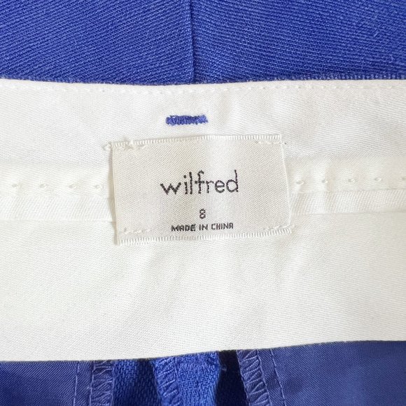 Wilfred Size 8 Grape Linen Blend Women's Shorts - Picture 3 of 8